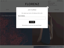 Tablet Screenshot of floren-z.com